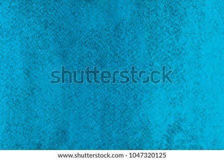 Colorful blue chalk pastel texture on black paper background. Abstract pencil strokes.