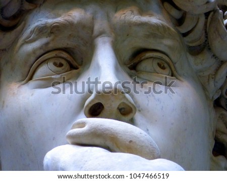 David's Eyes by Michelangelo Royalty-Free Stock Photo #1047466519