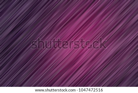 Dark Pink vector pattern with bent lines. Shining crooked illustration in marble style. The best blurred design for your business.