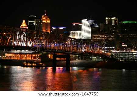 Cincinnati Skyline From Newport