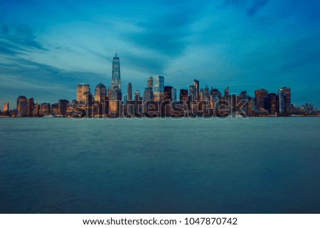 Skyline of New York City 