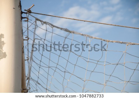 Goal at the stadium