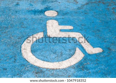 Parking lot handicapped
