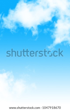 Cloud in the Blue Sky Background Royalty-Free Stock Photo #1047918670