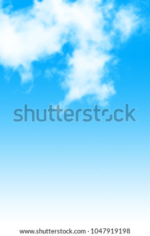 Cloud in the Blue Sky Background Royalty-Free Stock Photo #1047919198