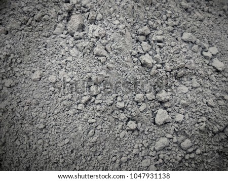 Gray cement powder abstract background Royalty-Free Stock Photo #1047931138