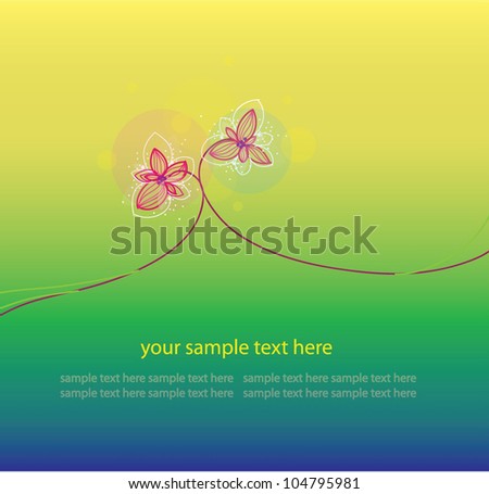 Abstract Vector background with place for your text