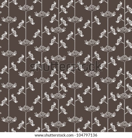 seamless floral pattern. fashion vector texture