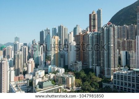 Cityscape in HongKong,China