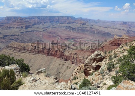 South Rim in Grand Canyon National Park. Arizona. USA