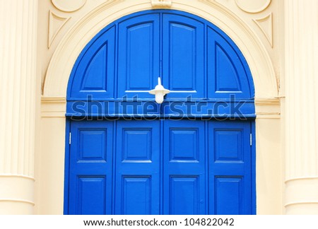 Vintage wood door