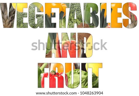 Lovely fruit and vegetables