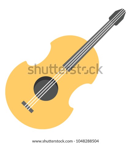 
A musical instrument guitar
