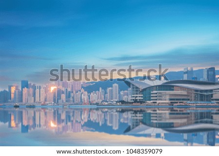 Urban architecture and landscape in Hong Kong China