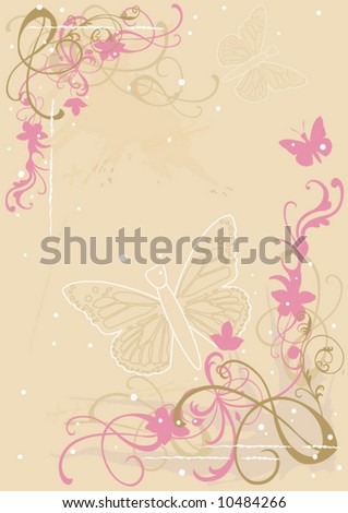 Illustration of a decorative background