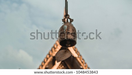 The bells in the temple