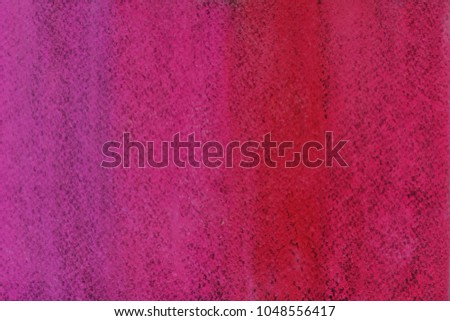 Colorful chalk pastel texture on white paper background. Abstract pencil strokes.