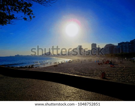           Sunny Day on Ipanema Beach                     