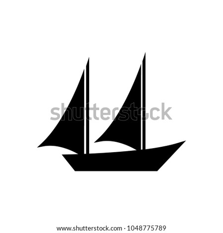 Sail sign symbol 