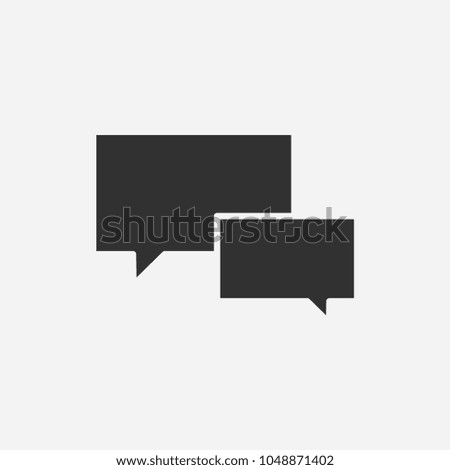 Chat icon illustration isolated vector sign symbol