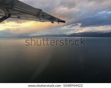 Seaplane Floatplane Over the Ocean