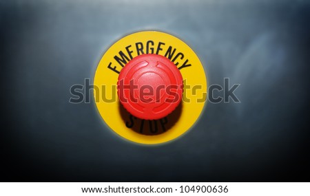 Emergency button Royalty-Free Stock Photo #104900636