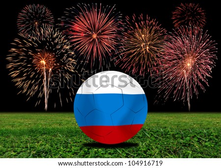 Russia  soccer ball