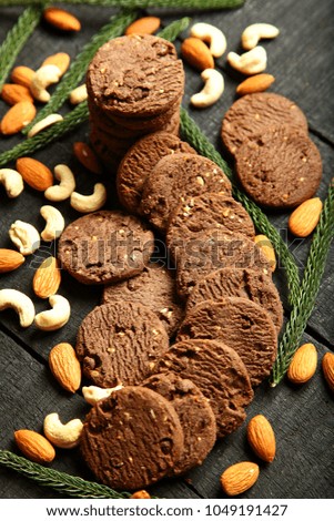 Healthy oatmeal chocolate cookies 