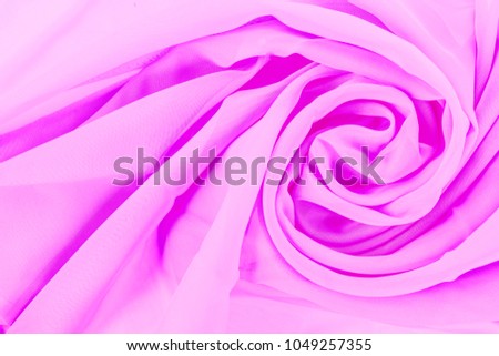 abstract art background of gentle material transparent fabric chiffon