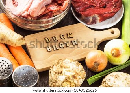 duck broth soup ingredients