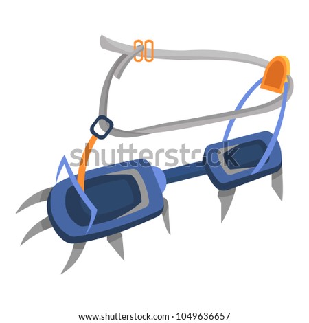 Hook climbing icon. Flat illustration of hook climbing vector icon for web