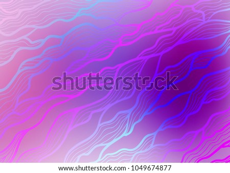 Light Purple vector natural elegant background. An elegant bright illustration with lines in Natural style. The pattern can be used for coloring books and pages for kids.