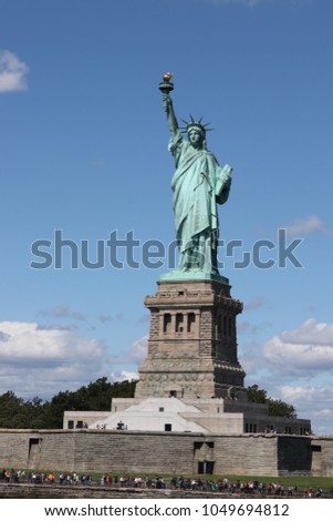 Statue of Liberty  NY USA different angles.