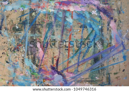 artist creative painting palette background