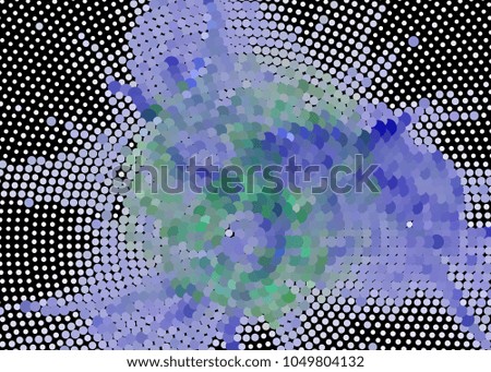 Abstract digital background. Circles, dots. Vector clip art.