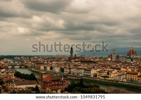 Cloudy Day in Florence