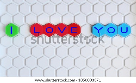 Children's colored mosaic for background, top view, game