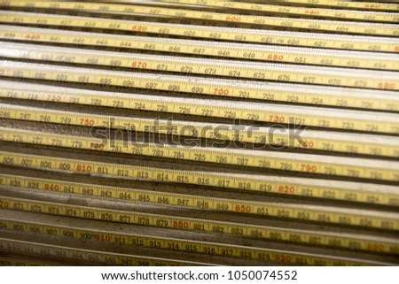 Brass numerals from Babbage's analytical engine. Ancient old computer. Royalty-Free Stock Photo #1050074552