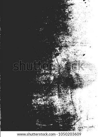Distressed overlay texture of rusted peeled metal. grunge background. abstract vector illustration