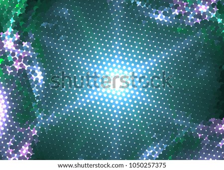 Abstract modern background. Spotted halftone effect. Dots, circles. Raster clip art