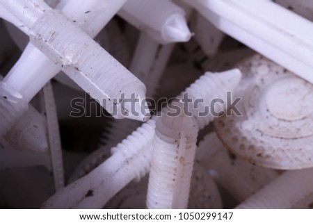 Screw dowel plastic build work industry