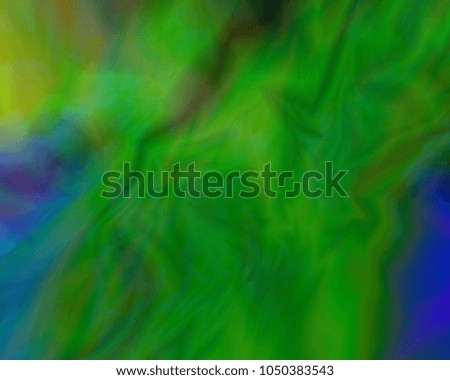 Colorful abstract background, green, blue, black, purple, yellow, orange