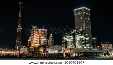 Downtown Tulsa at Night