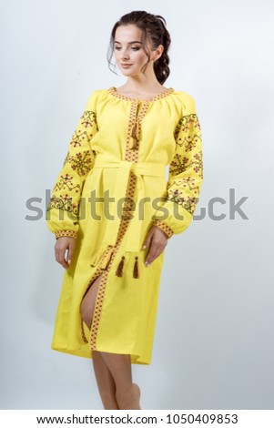 studio dress yellow