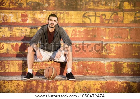 Male basketball player 