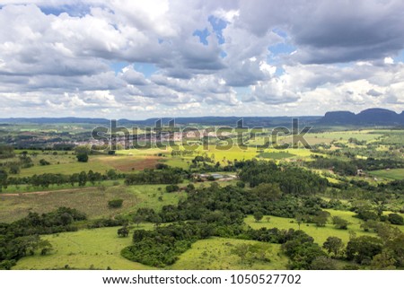Beautiful mountains on the horizon - Minas Gerais - São Paulo - Santo Antonio da Alegria - Brazil