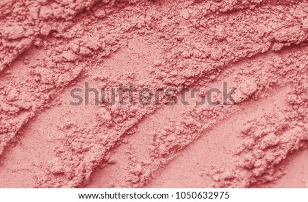 dry mask of clay powder. Selective focus. Royalty-Free Stock Photo #1050632975
