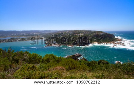 Featherbed view, Knysna, South Africa, Featherbed Nature Reserve.  Royalty-Free Stock Photo #1050702212