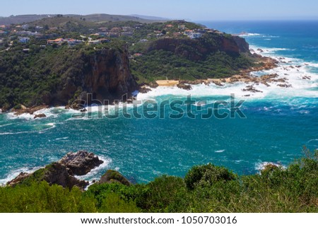 Amazing view Featherbed Nature Reserve, Knysna, South Africa Royalty-Free Stock Photo #1050703016