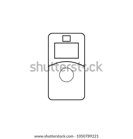 generation phones with a cover without antennas icon. Element of generation icon for mobile concept and web apps. Thin line  icon for website design and development on white background